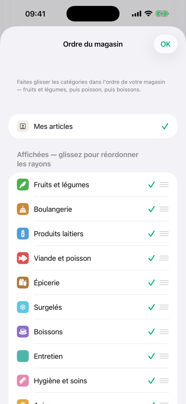 Plenty store-order screen