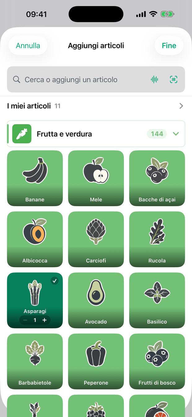 Plenty quick-add catalog